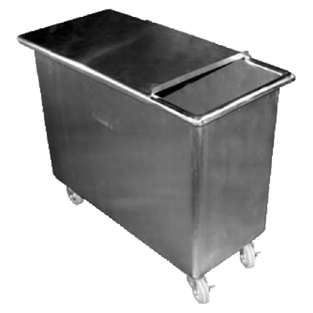GSW USA DN-FB84 84 Quart Flour Bin with Sliding Cover Stainless Steel 14 Inch