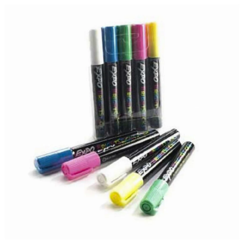 Cal Mil 240 3.75 Inch Pen Marker Set of 5 Blue Yellow Pink White Green Cal Mil 240 3.75 Inch Pen Marker Set of 5 Blue Yellow Pink White Green