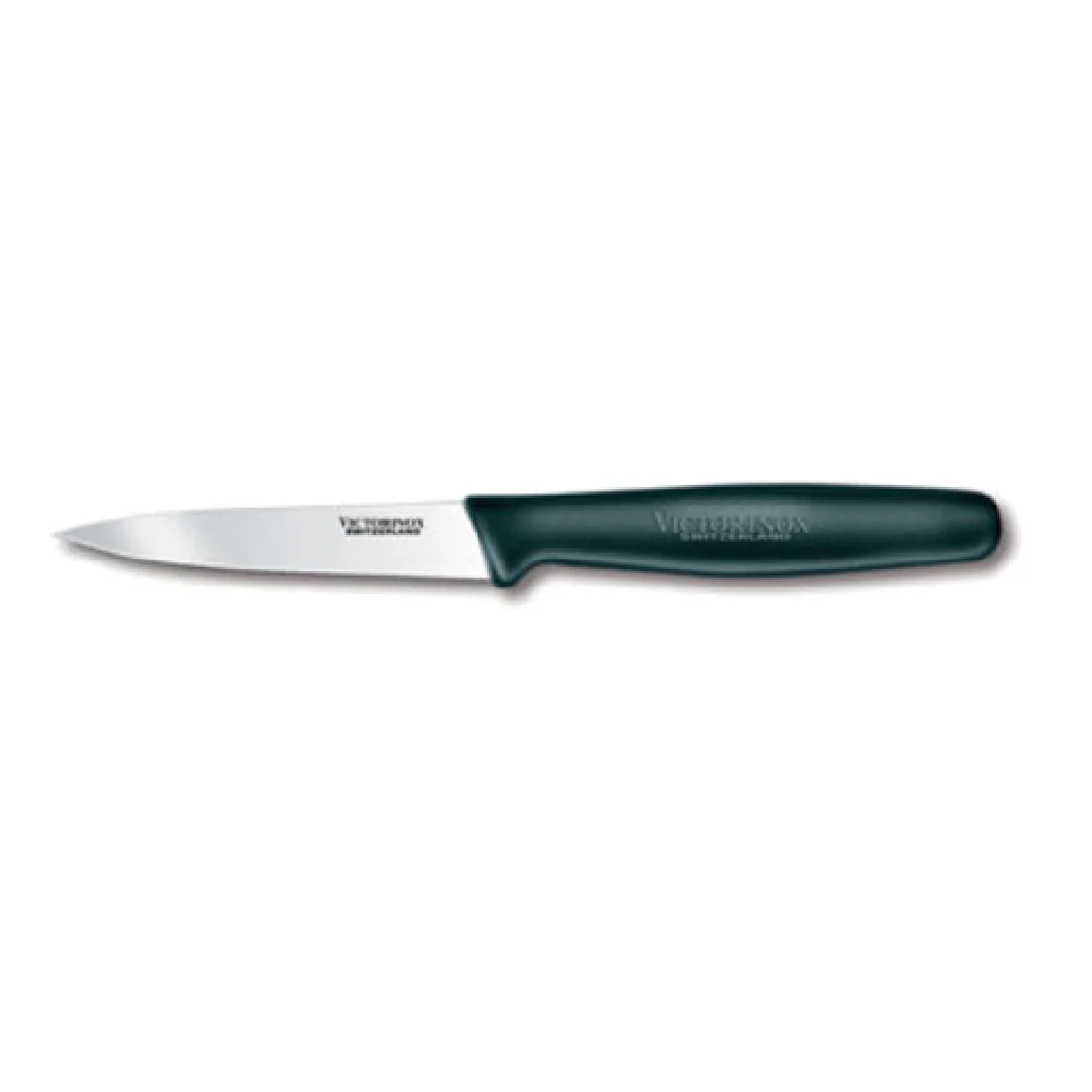 Victorinox 5.0603.S-X1 3-1/4 Inch Blade Paring Knife High Carbon Stainless Steel Black Handle
