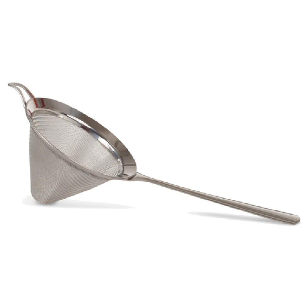 JB Prince U557 3.5 Diameter Fine Mesh Strainer Conical Handle Stainless Steel