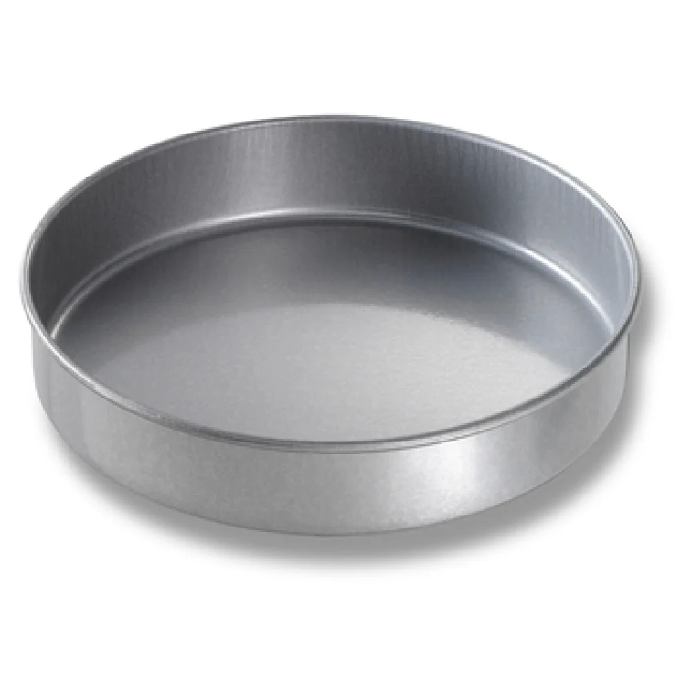Chicago Metallic 41025 87 Oz. Cake Pan Round Aluminized Steel Non-Stick