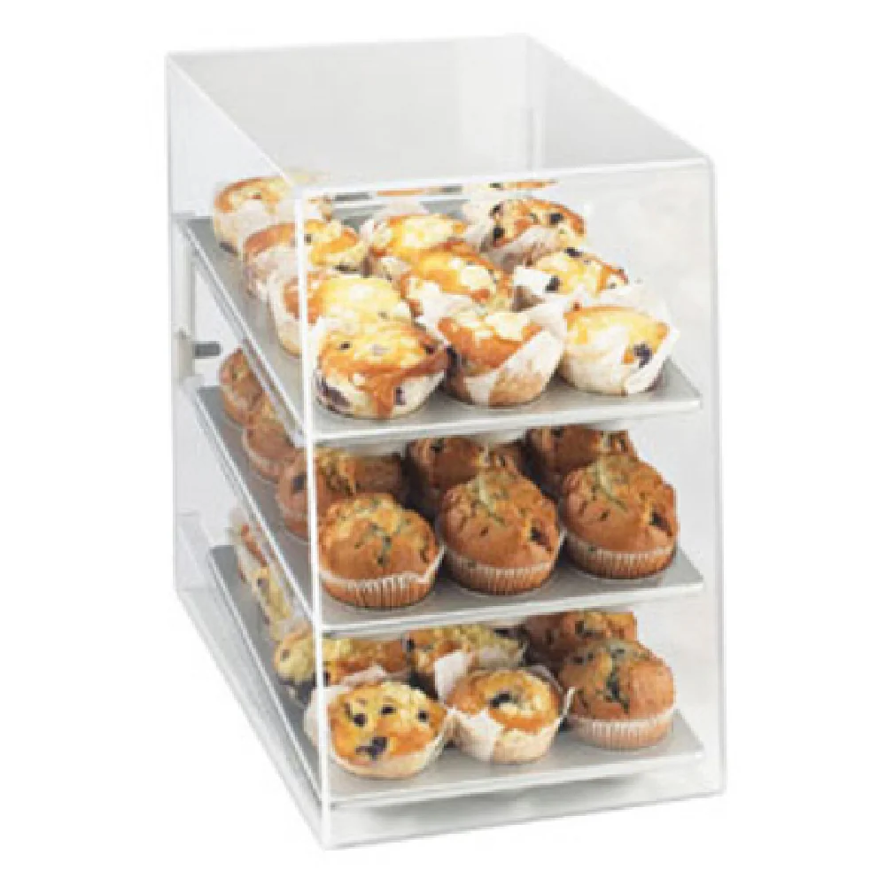 Cal Mil 260 11-1/2 Inch Classic Display Case Countertop Acrylic 3-tier with Rear Door Cal Mil 260 11-1/2 Inch Classic Display Case Countertop Acrylic 3-tier with Rear Door