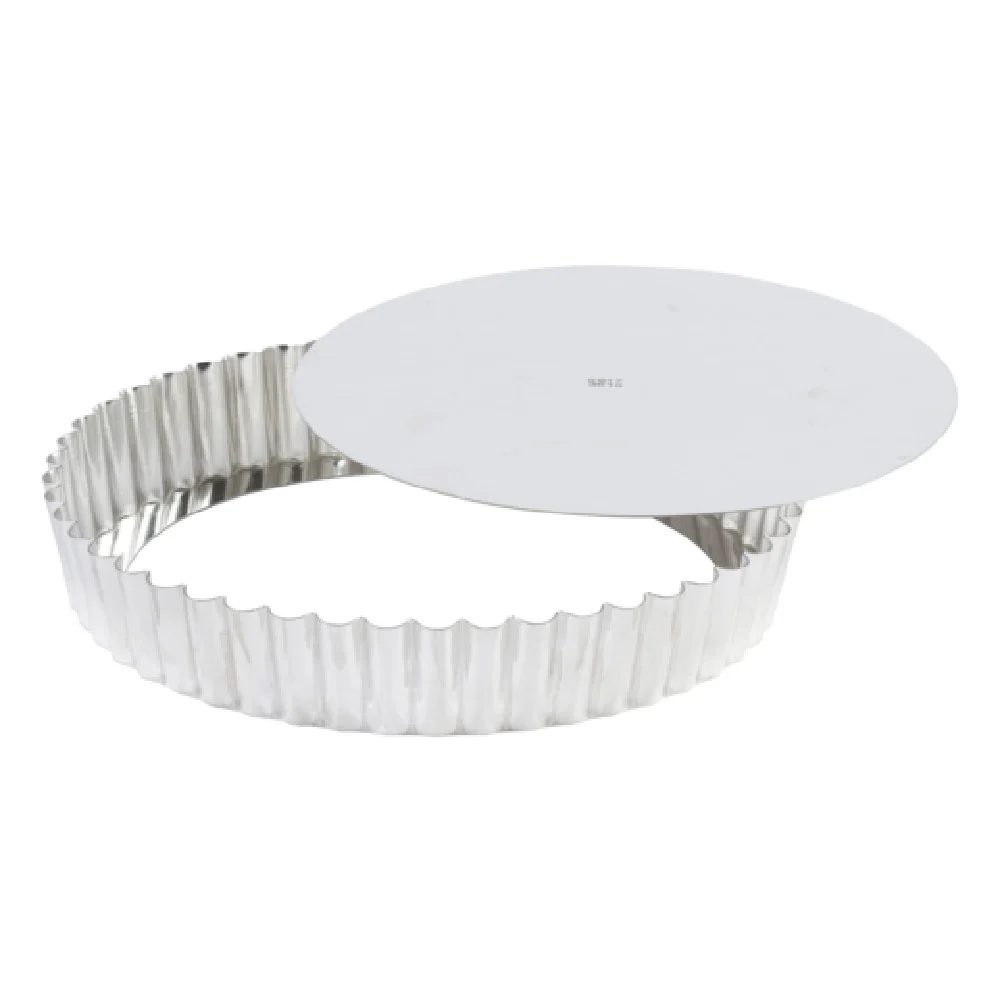 Louis Tellier 126650 12.60 Inch Diameter Medium Tart Mold Tin Plated Coated