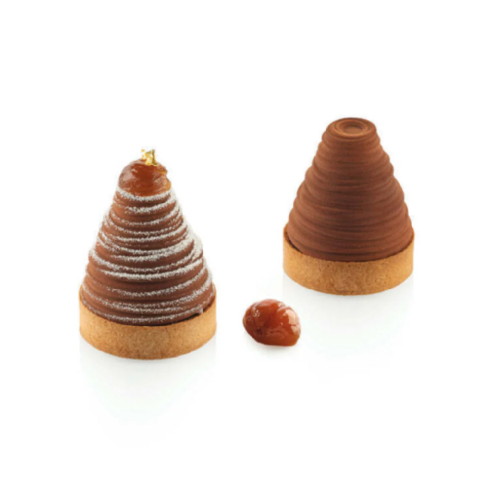 JB Prince MA461 Silikomart Kit Albia Mold & Tart Ring Includes: Mold With (6) 2.3