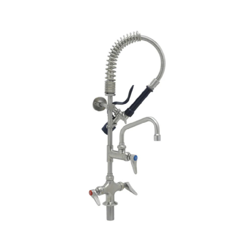 T&S Brass SMPM-2DLN-06 6 Inch Stainless Steel Pre-Rinse Faucet with Hose T&S Brass SMPM-2DLN-06 6 Inch Stainless Steel Pre-Rinse Faucet with Hose