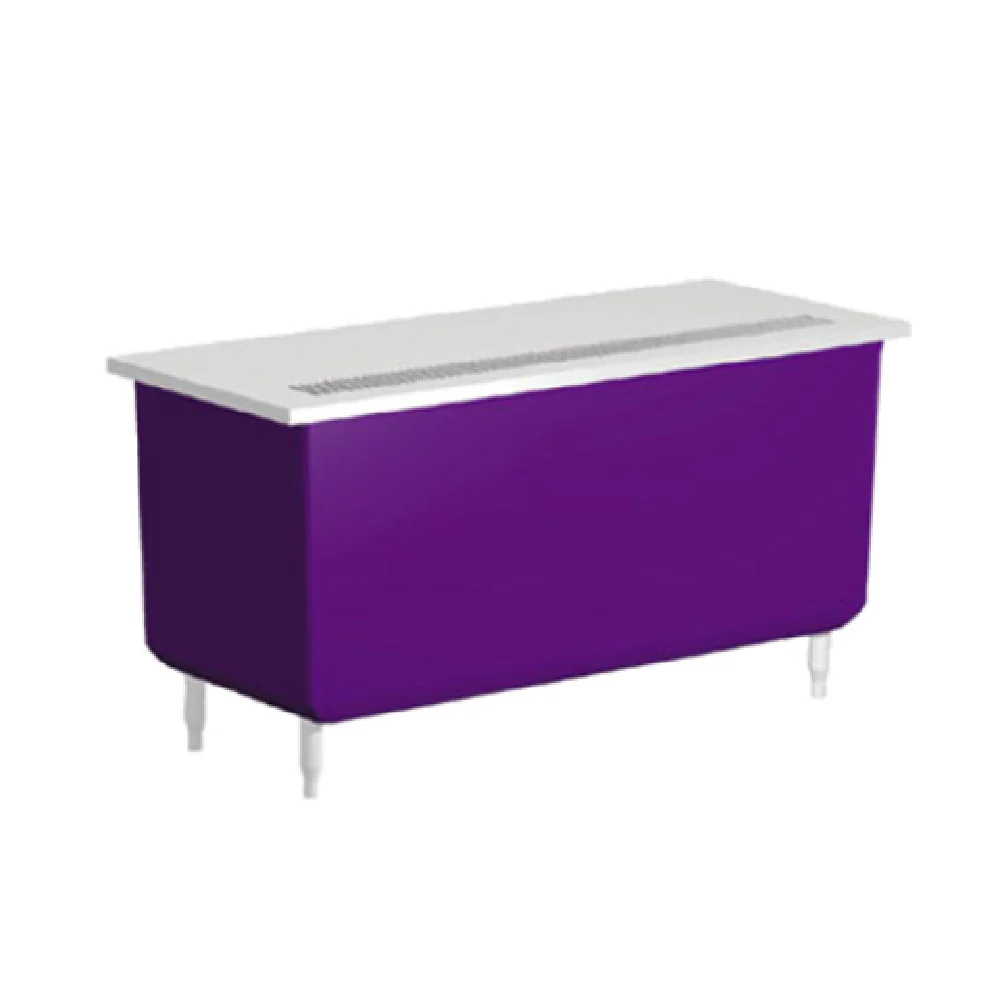 Delfield KCU-96 96 Inch Length Stainless Steel Beverage Serving Counter with Urn Trough