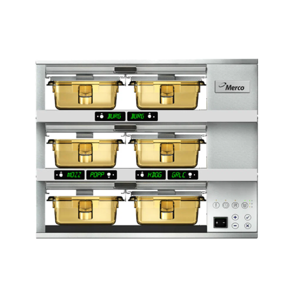 Merco MHG32SAB1N 19 Inch Electric Heated Holding Cabinet Stainless Steel with 3 Shelves