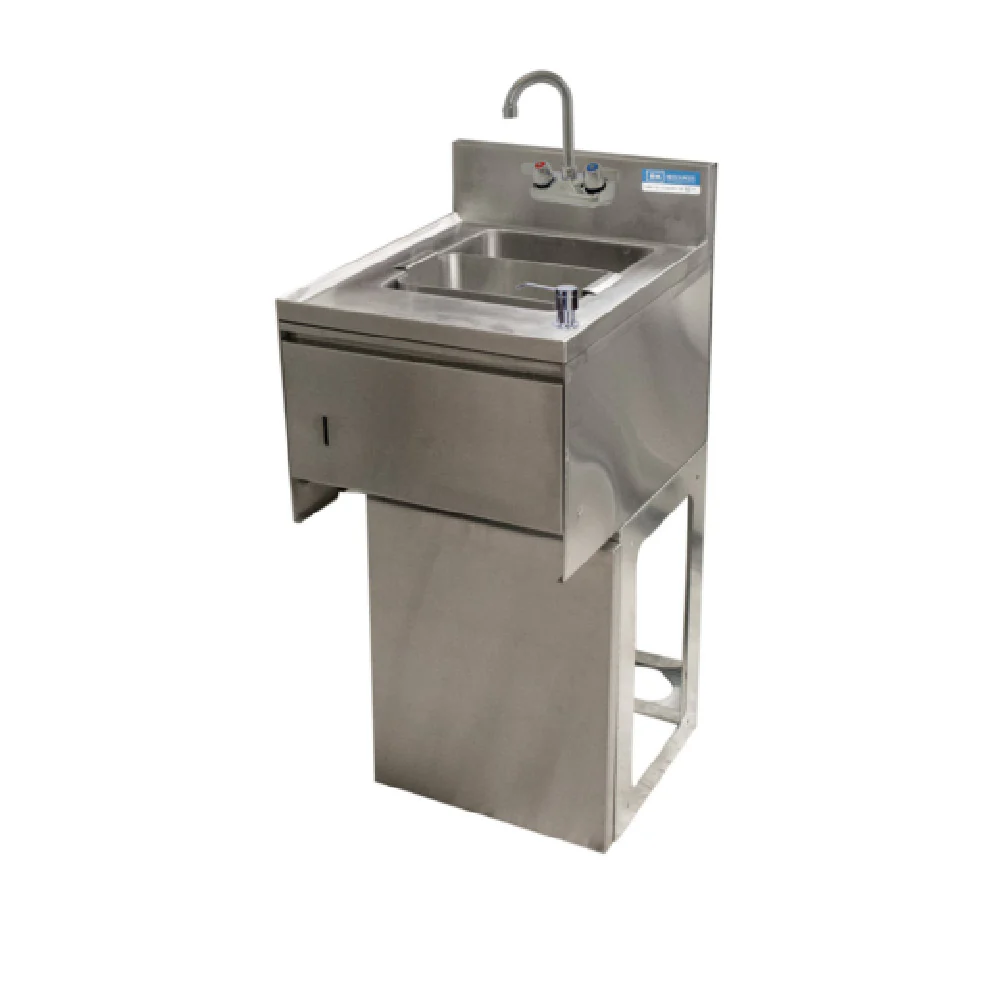 BK Resources UBB-18-1012HST-12-PG 12-1/2 Inch Underbar Sink with Accessories 304 Stainless Steel BK Resources UBB-18-1012HST-12-PG 12-1/2 Inch Underbar Sink with Accessories 304 Stainless Steel