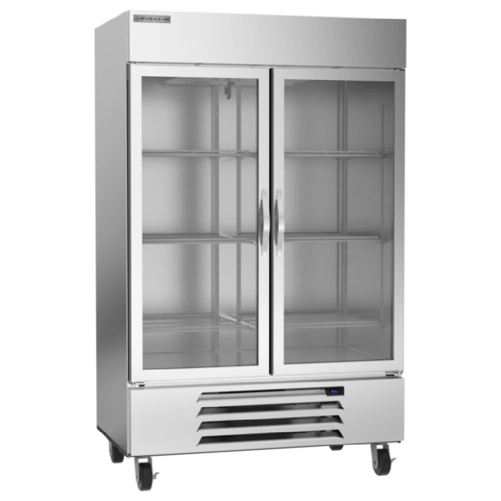 Beverage Air HBR49HC-1-G 52 Inch Reach-in Refrigerator 46.15 cu ft 2 Section Stainless Steel Beverage Air HBR49HC-1-G 52 Inch Reach-in Refrigerator 46.15 cu ft 2 Section Stainless Steel