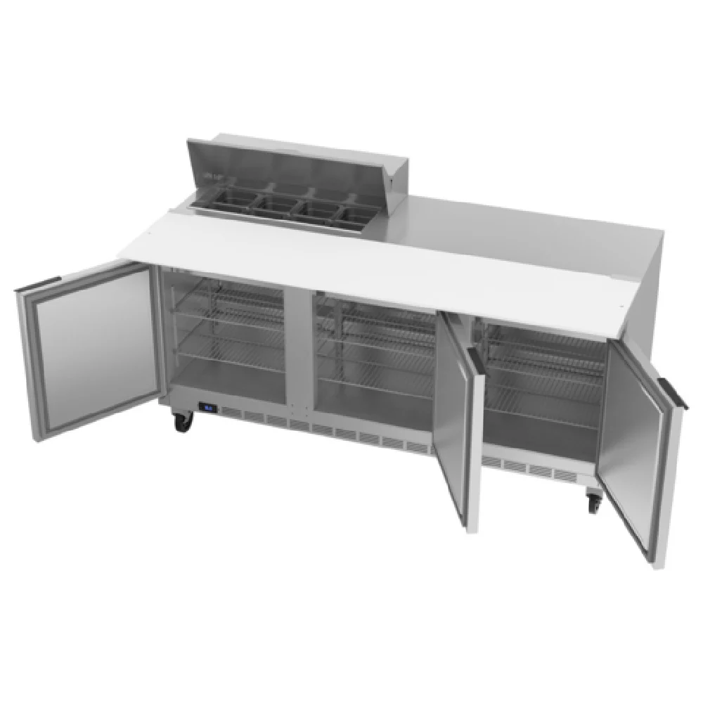 Beverage Air SPE72HC-08C 72 Inch Three Section Refrigerated Counter 20.02 cu ft Beverage Air SPE72HC-08C 72 Inch Three Section Refrigerated Counter 20.02 cu ft