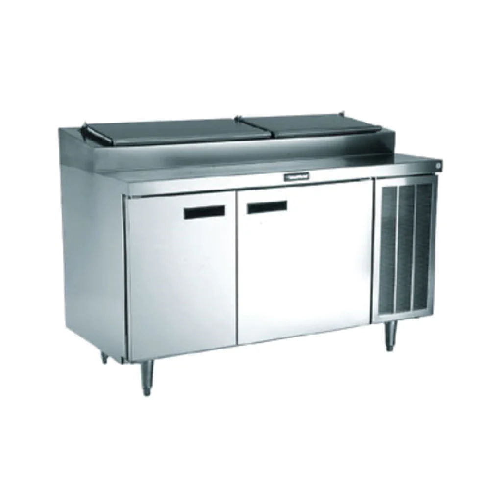 Delfield F18RC60P 60 Inch Refrigerated Pizza Sandwich Prep Table with Stainless Steel