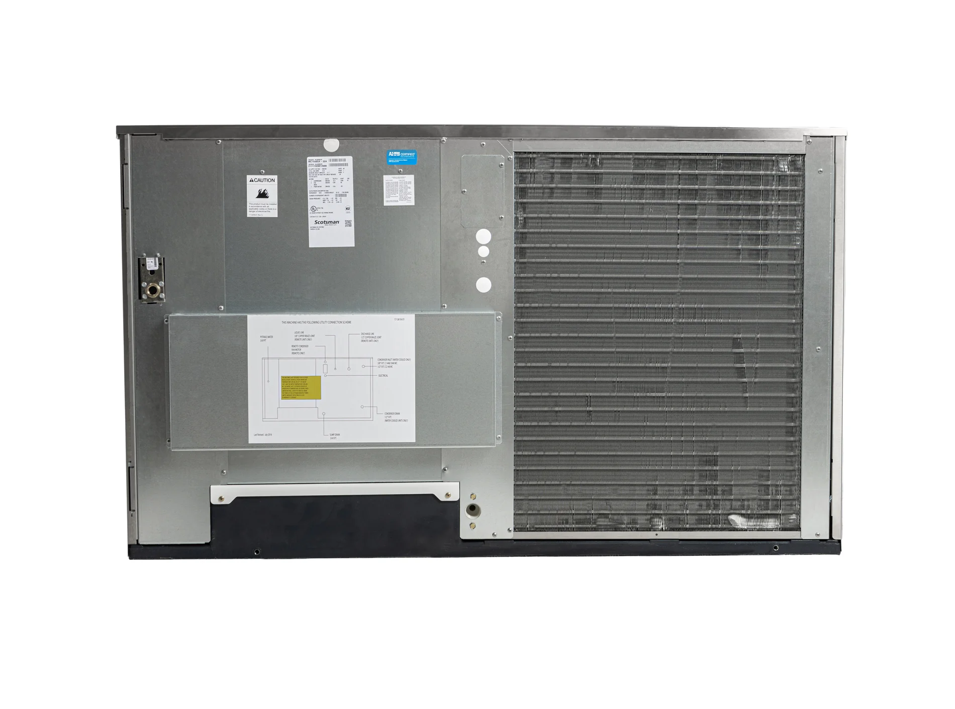 Scotsman MC1448SA-6 Prodigy ELITE Air-cooled Ice Maker Half Size Cubes 1553 Lb/Day Scotsman MC1448SA-6 Prodigy ELITE Air-cooled Ice Maker Half Size Cubes 1553 Lb/Day