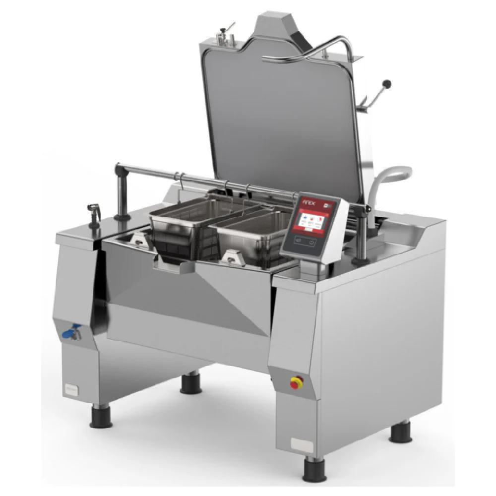 Firex UDBRG038ACV1 68 Inch Tilting Skillet Gas 38 Gallon Capacity with Automatic Lifting 119500 BTU Firex UDBRG038ACV1 68 Inch Tilting Skillet Gas 38 Gallon Capacity with Automatic Lifting 119500 BTU