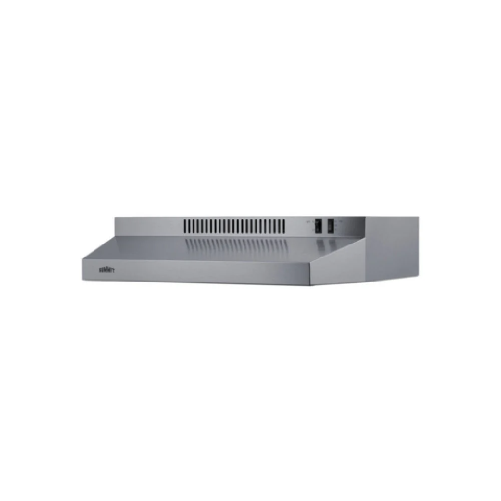 Summit H24RSSADA 24 Inch Under Cabinet Range Hood ADA Compliant Stainless Steel with Light and Fan
