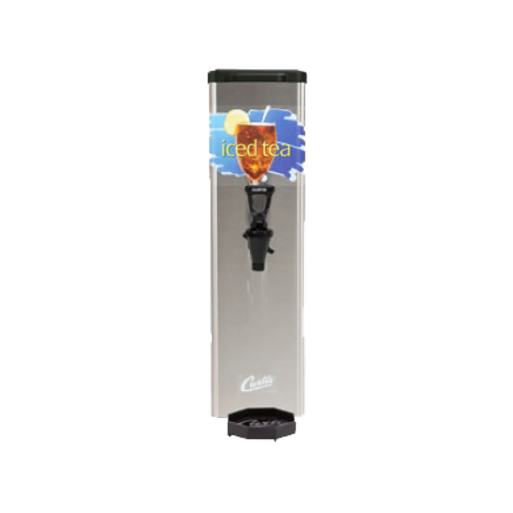Curtis TCC1N 6.25 Inch Iced Tea Concentrate Dispenser Heavy Gauge Stainless Steel Curtis TCC1N 6.25 Inch Iced Tea Concentrate Dispenser Heavy Gauge Stainless Steel
