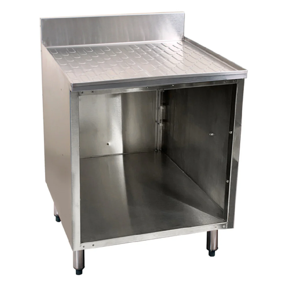 Glastender C-DBCA-36-LD 36 Inch Open Front Cabinet Base with Drainboard Stainless Steel Glastender C-DBCA-36-LD 36 Inch Open Front Cabinet Base with Drainboard Stainless Steel