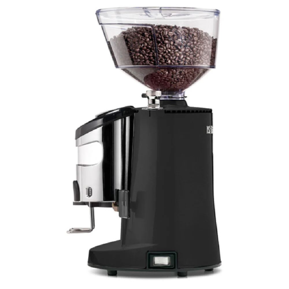 Nuova Simonelli MDXS DOSER 8 Inch Manual Doser Coffee Grinder Stainless Steel Black Aluminum Finish Nuova Simonelli MDXS DOSER 8 Inch Manual Doser Coffee Grinder Stainless Steel Black Aluminum Finish