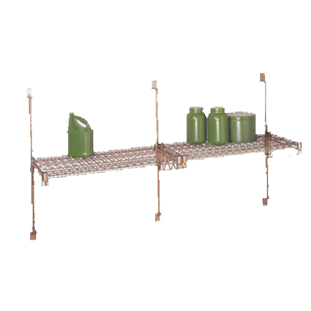 SPG International PWMT34Y ISS Single Post With 2 End Mount Brackets For 2-tier 34 SPG International PWMT34Y ISS Single Post With 2 End Mount Brackets For 2-tier 34