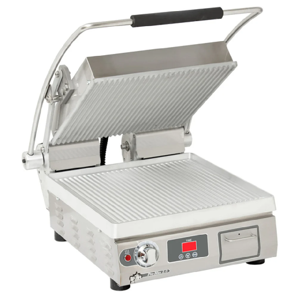 Star PST14T 14 Inch Sandwich Grill Smooth Aluminum Cooking Surface Star PST14T 14 Inch Sandwich Grill Smooth Aluminum Cooking Surface