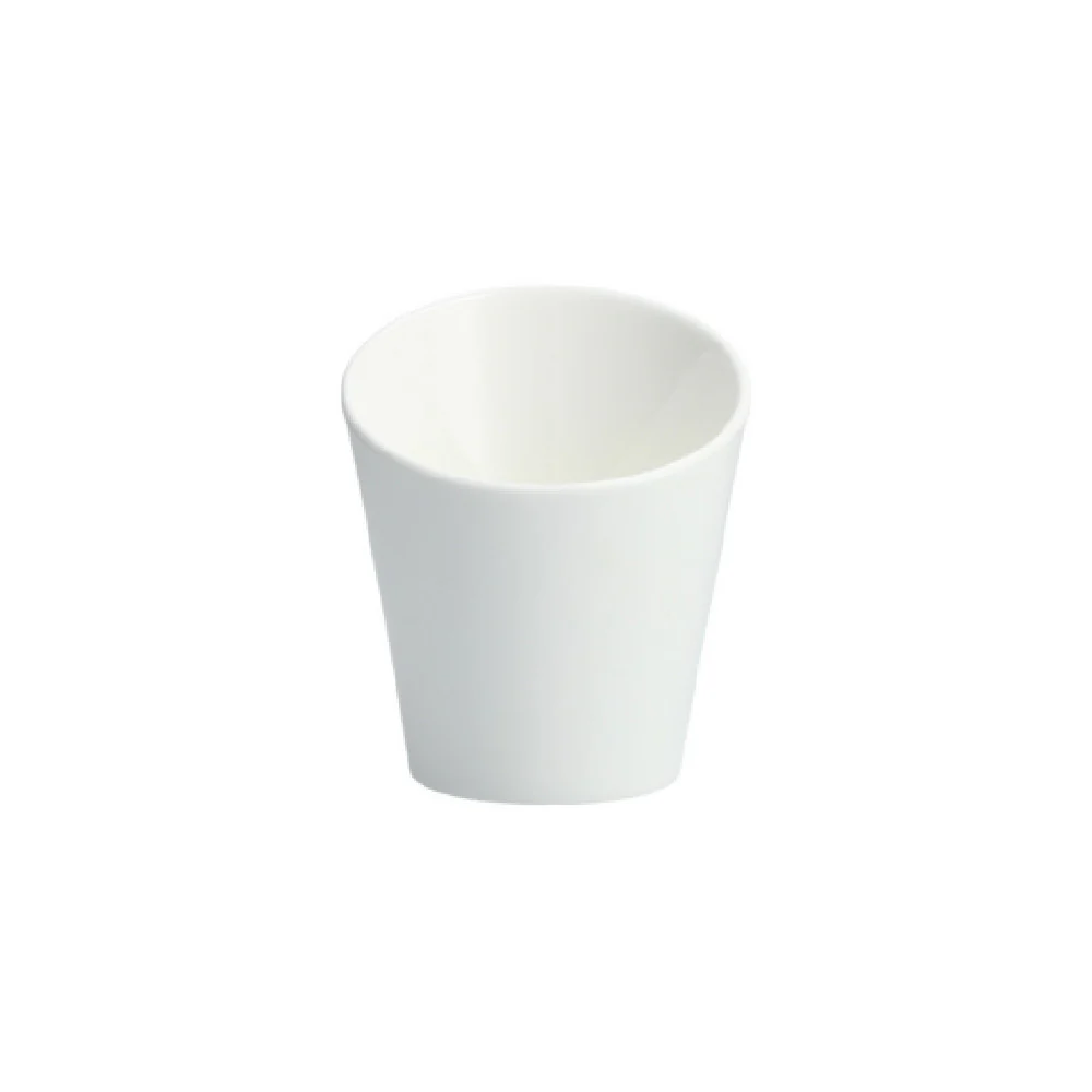 Fortessa 590143 4.25 Inch Fry Appetizer Cup Vitrified China White - 24 Packs