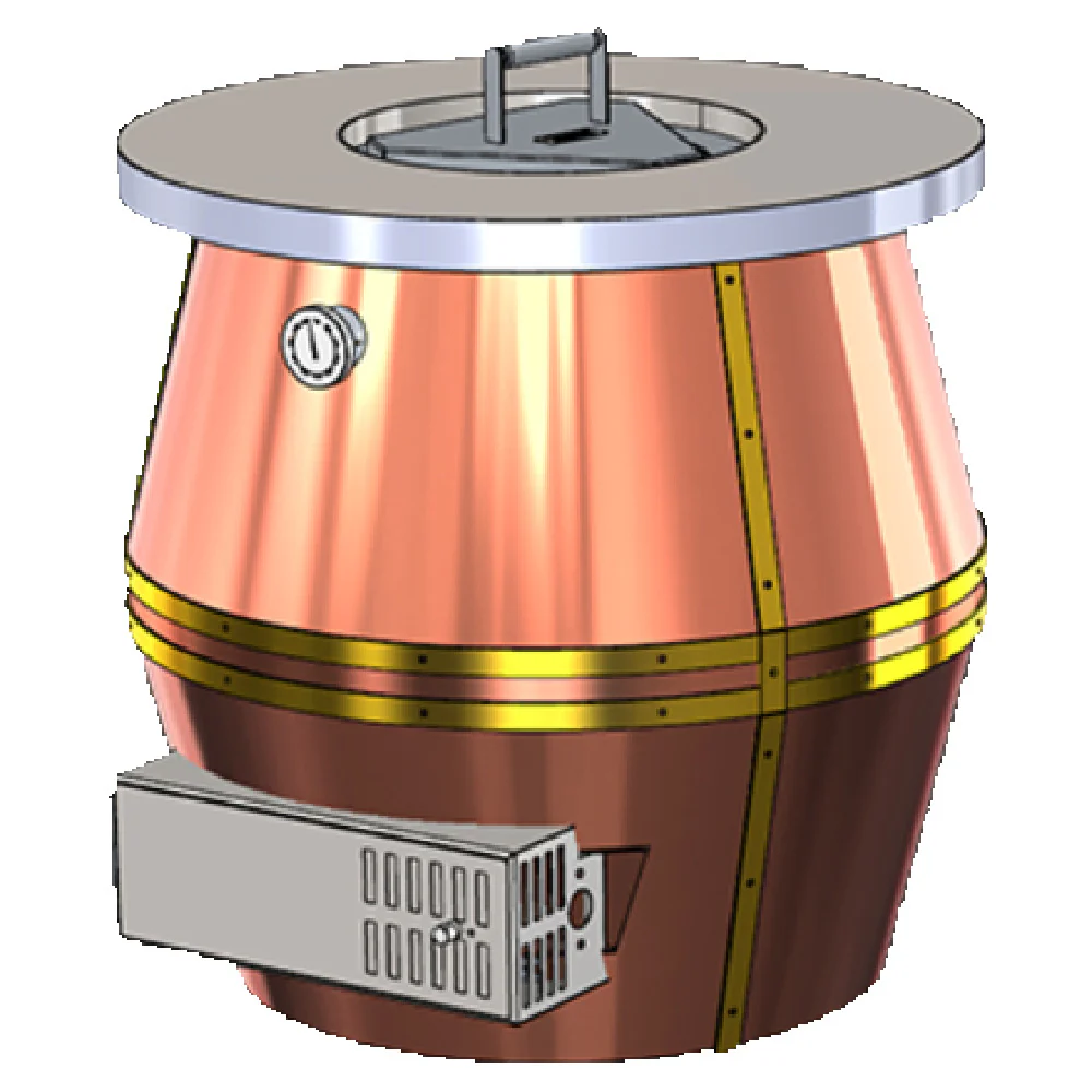 Beech Ovens ATANCOP-500 Copper Finish Gas Tandoor with Brass Banding