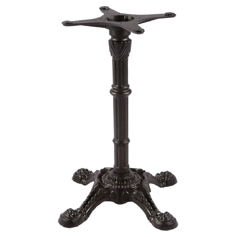 JMC Furniture TT-109 24 Inch Cross Base Table Base Cast Iron Indoor Use
