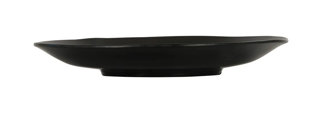 Cal Mil 24030-14-13 14 Inch Diameter Hand Thrown Bowl Dishwasher Safe Melamine Black Cal Mil 24030-14-13 14 Inch Diameter Hand Thrown Bowl Dishwasher Safe Melamine Black