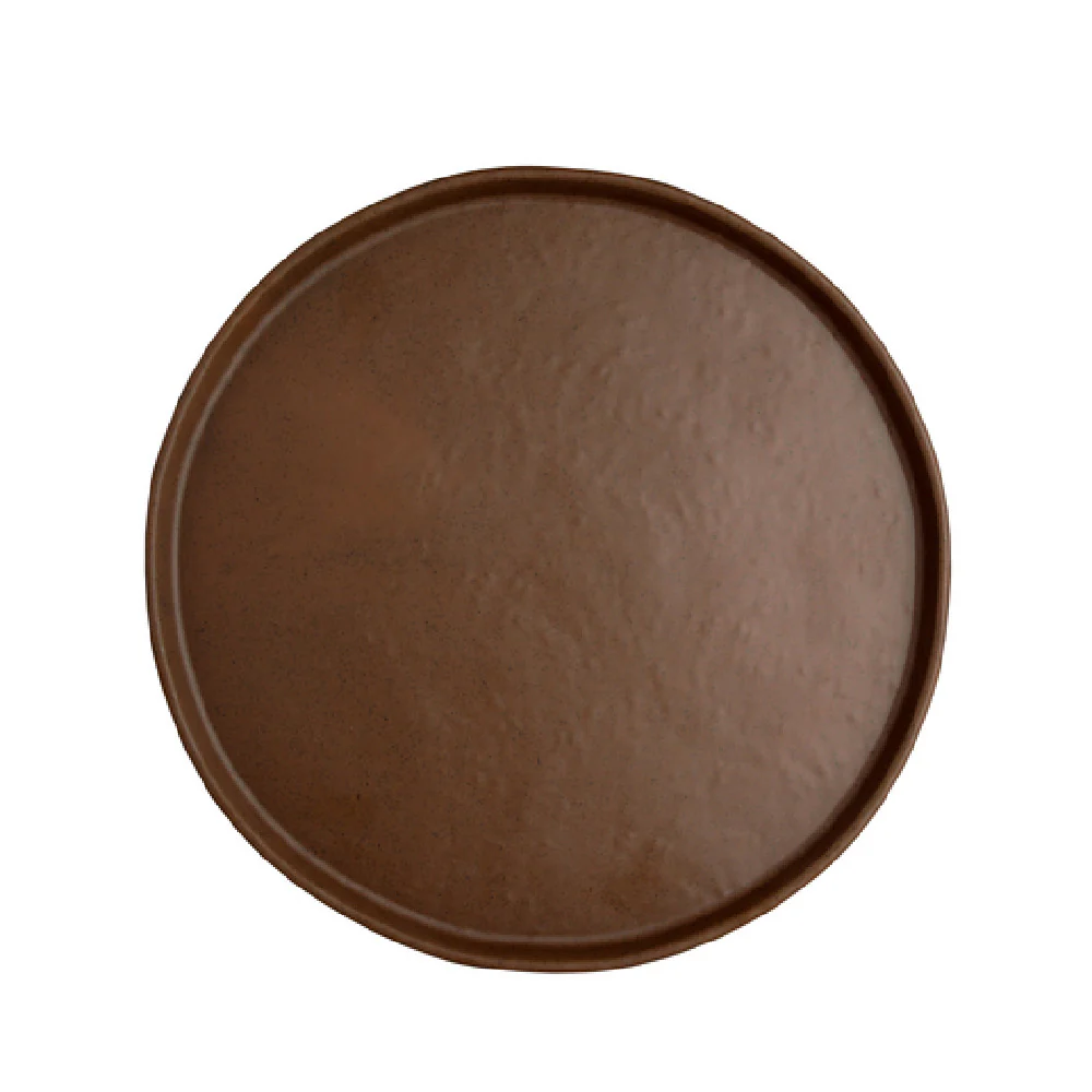 Steelite 7180TM503 10.75 Inch Round Plate Melamine Redwood - Round Plate