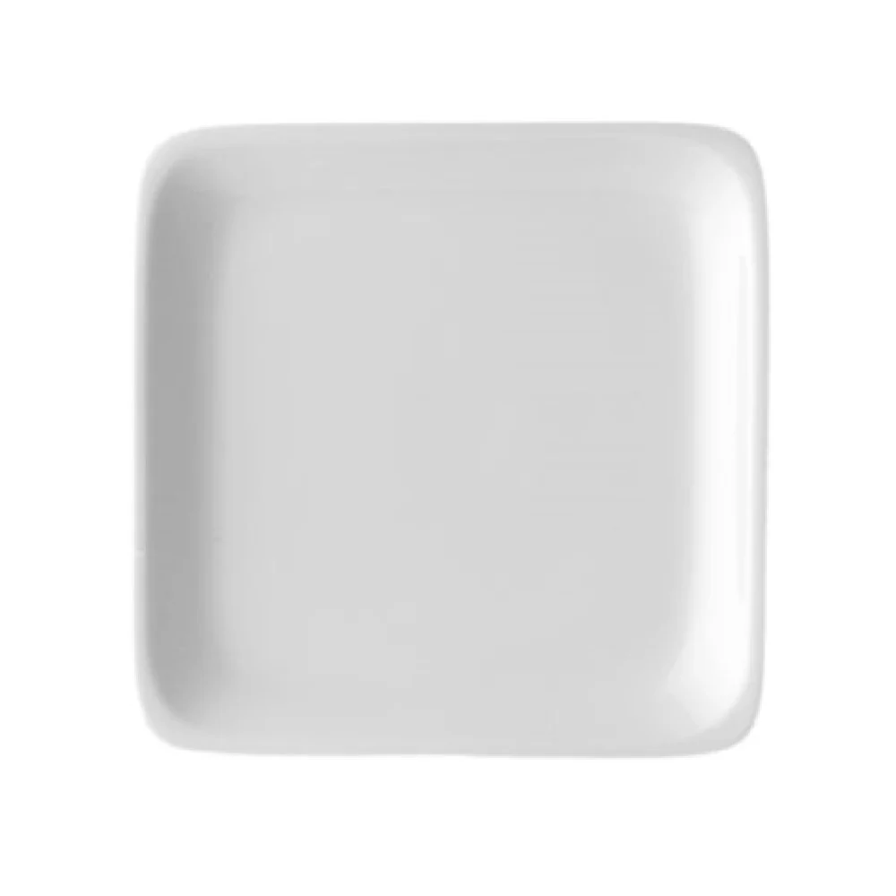 BauscherHepp 111512 3-3/4 Inch Square Plate Rolled Edge Porcelain White BauscherHepp 111512 3-3/4 Inch Square Plate Rolled Edge Porcelain White