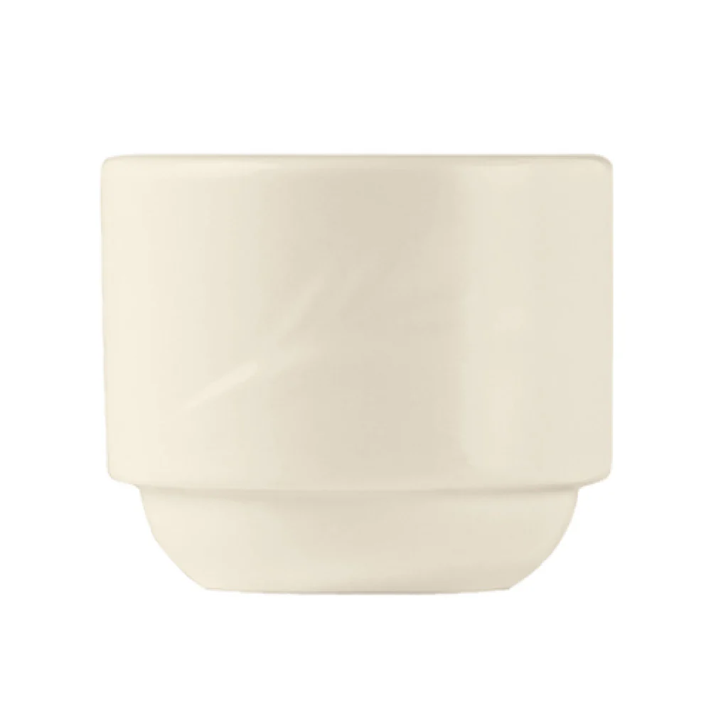 Libbey END-18 7 Oz Bouillon Cups Porcelain Cream White Stacking 36 Packs