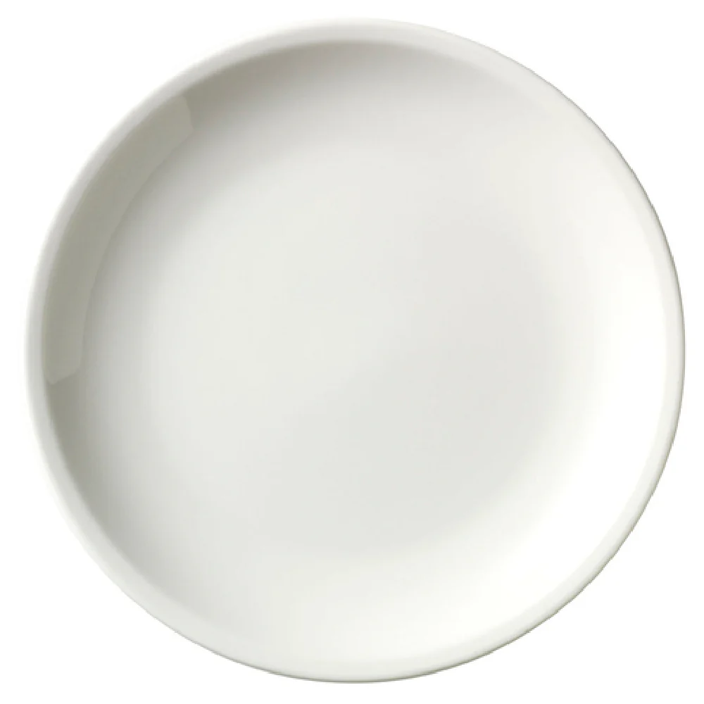 Libbey 840-901-814 8-1/4 Inch Diameter Round Plate with Narrow Rim Porcelain