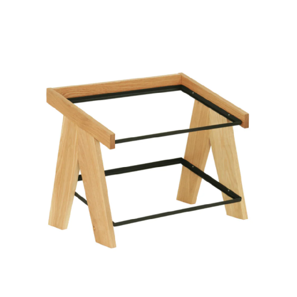 Cal Mil 23138-2-21 14 Inch 2 Tier Countertop Display Acrylic Oak Finish Cal Mil 23138-2-21 14 Inch 2 Tier Countertop Display Acrylic Oak Finish