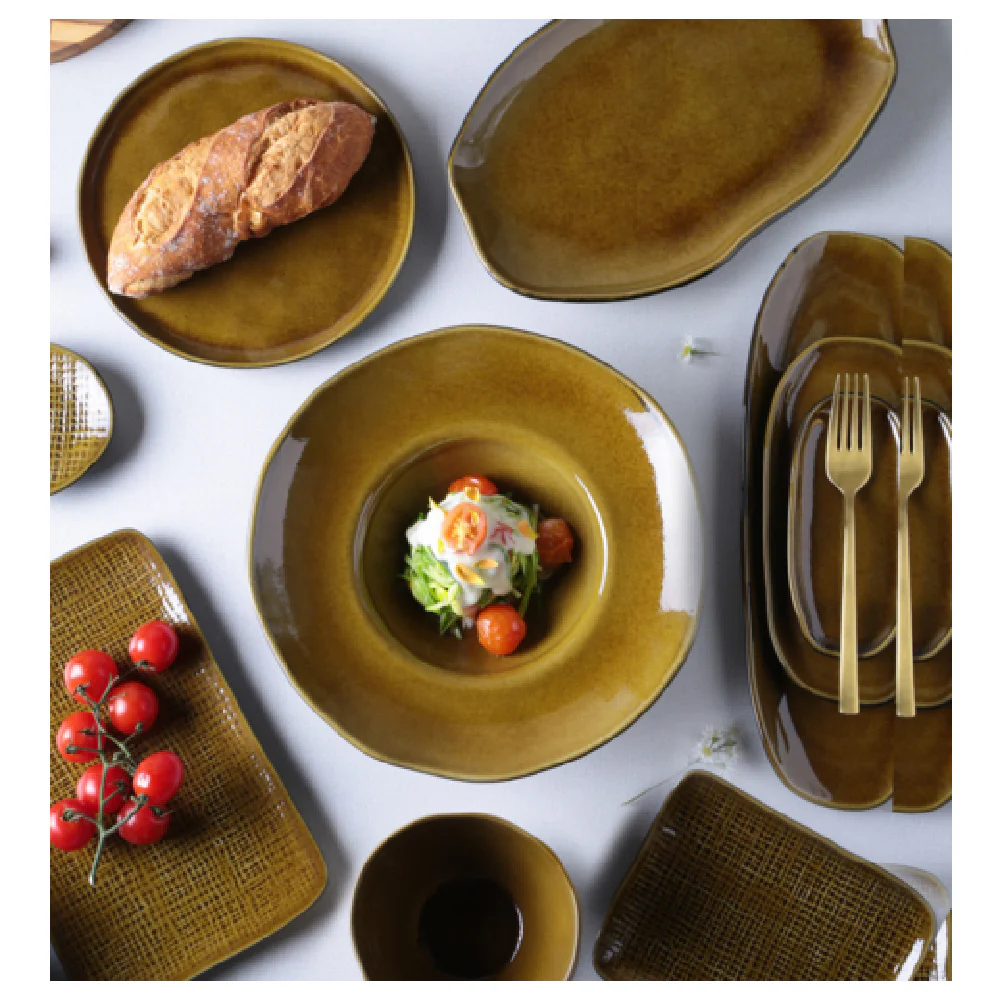 Porto Brasil 1431477101 6.9 Inch Organic Bowl 17.6 Oz Round Stoneware Amber Porto Brasil 1431477101 6.9 Inch Organic Bowl 17.6 Oz Round Stoneware Amber