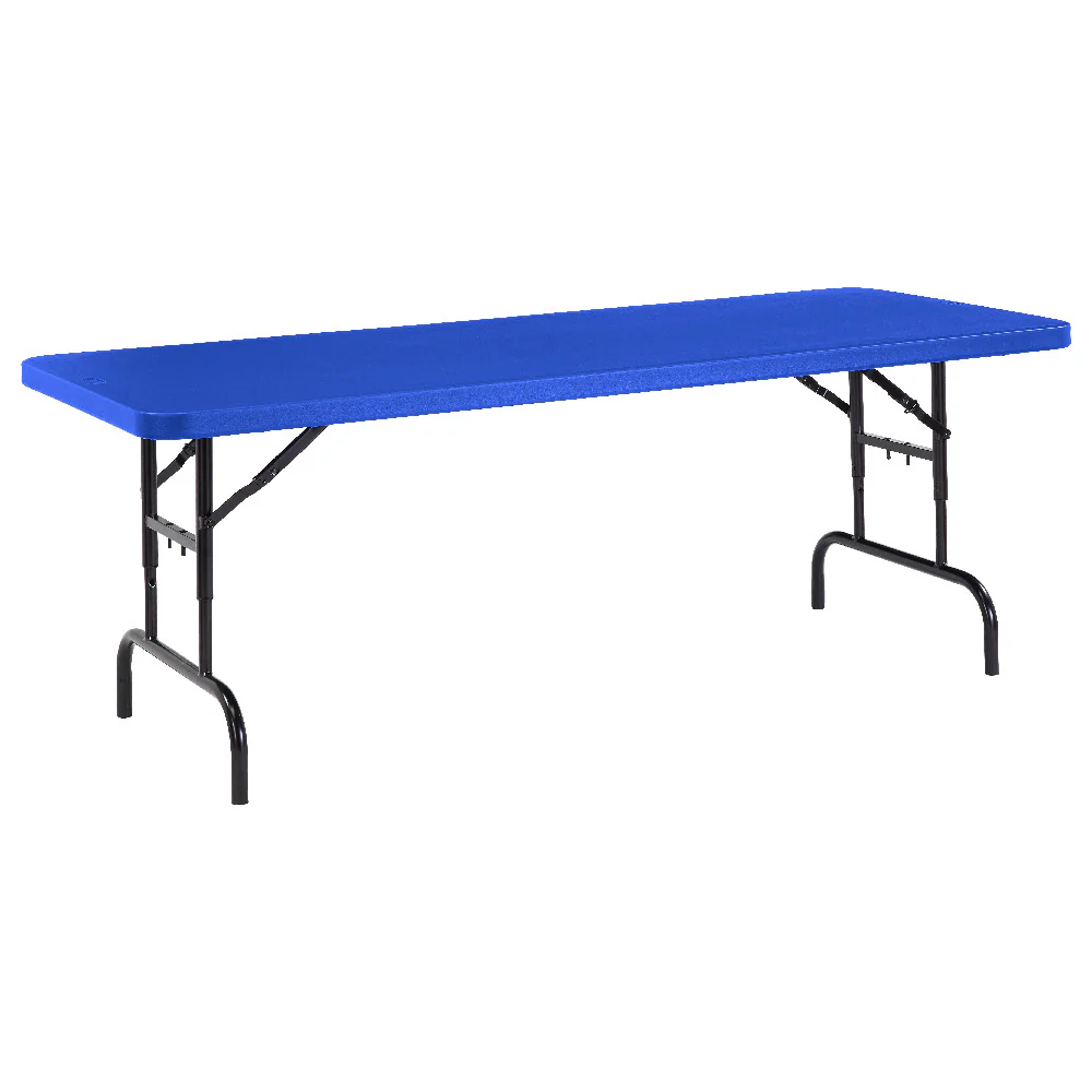 National Public Seating BTA-3072 30 Inch Plastic Top Folding Table with 17-gauge Frame
