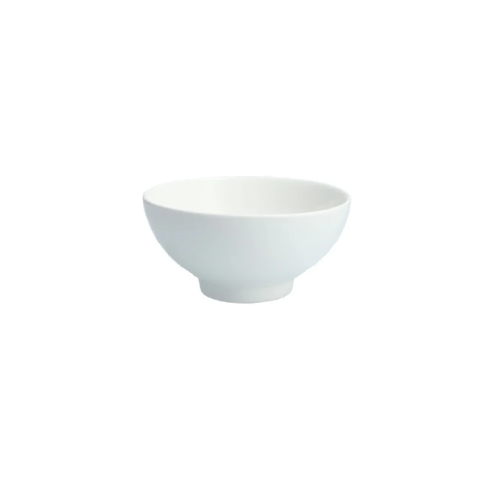 Fortessa 4000.F0000.07 7 Inch 33oz Round Footed Bowl Bone China Dishwasher Safe