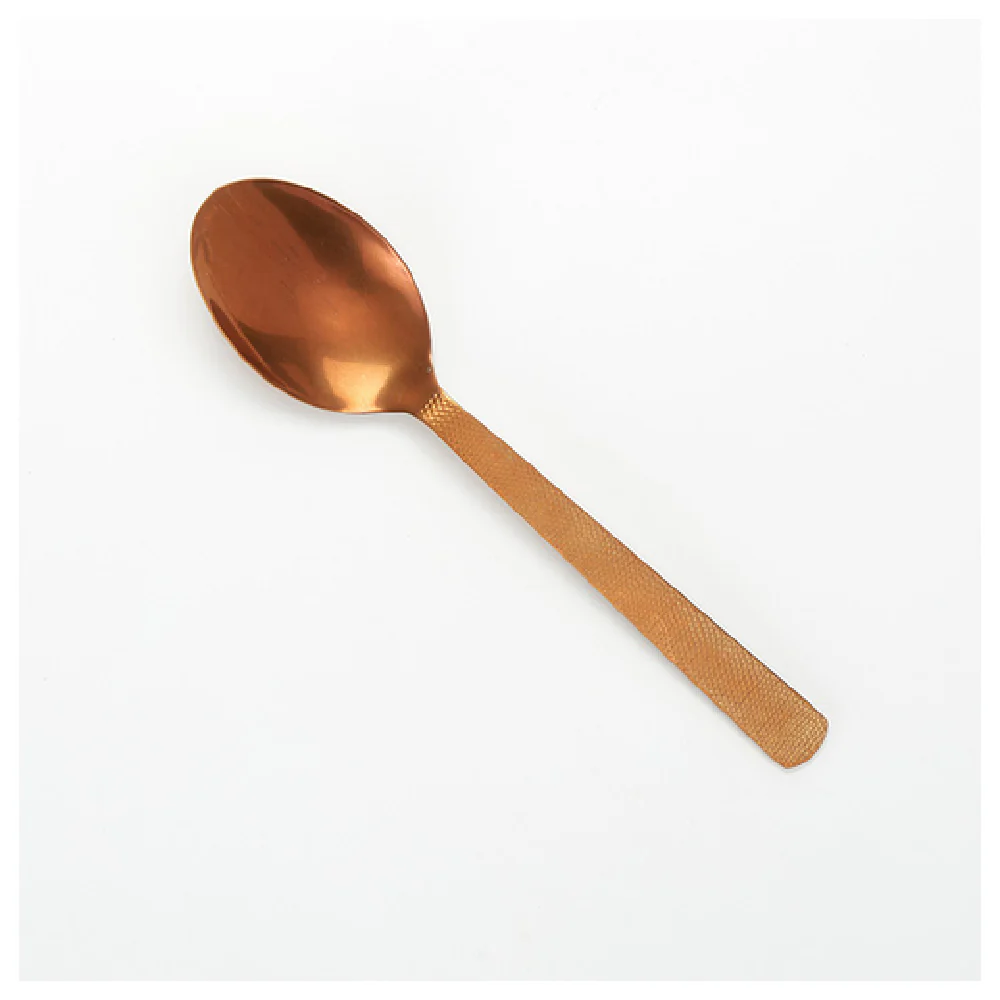 American Metalcraft BVHSP10 10 Inch Solid Serving Spoon Hammered Vintage Bronze Finish 18/0 Stainless Steel
