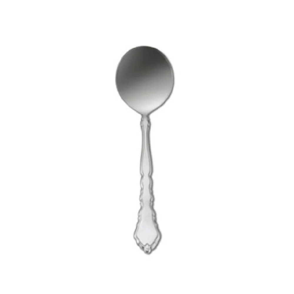 1880 Hospitality 2599SBLF 5-3/4 Inch Bouillon Spoon Sculpted Border 18/10 Stainless Steel 1880 Hospitality 2599SBLF 5-3/4 Inch Bouillon Spoon Sculpted Border 18/10 Stainless Steel