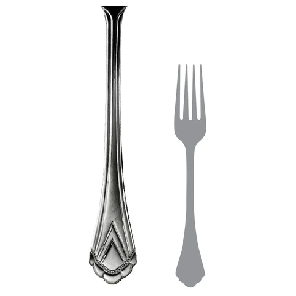 Steelite 5721SX023 6-1/2 Inch Dessert/Salad Fork 18/10 Stainless Steel