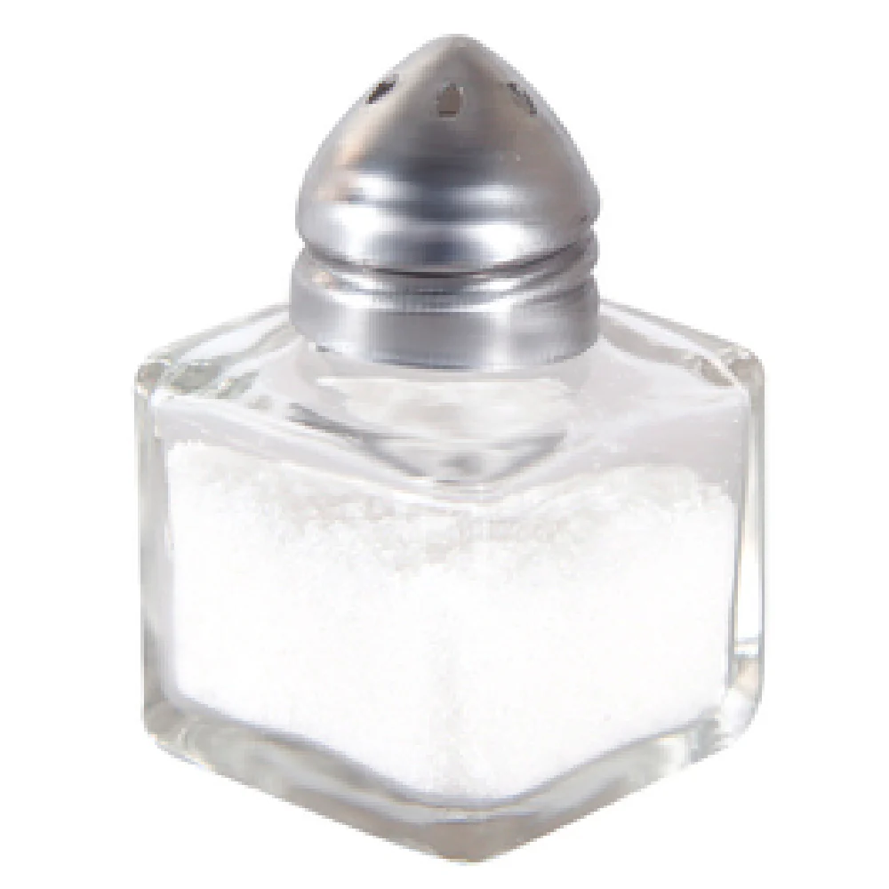 CAC China G1SQ-05S 1/2 Oz Salt and Pepper Shaker Lead-Free Glass
