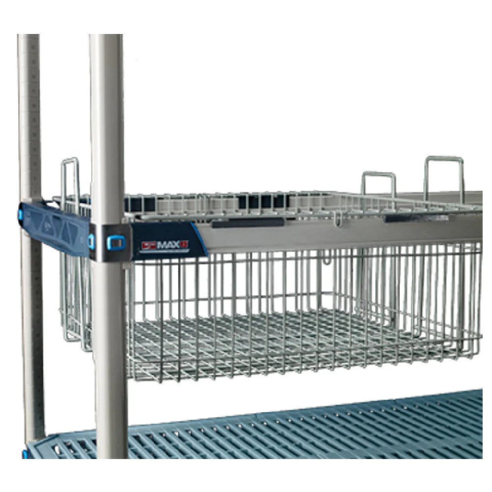 Metro MB2416XE 24 Inch Wire Basket with Lift-Out Handles Corrosion Resistant Taupe Epoxy Finish Metro MB2416XE 24 Inch Wire Basket with Lift-Out Handles Corrosion Resistant Taupe Epoxy Finish