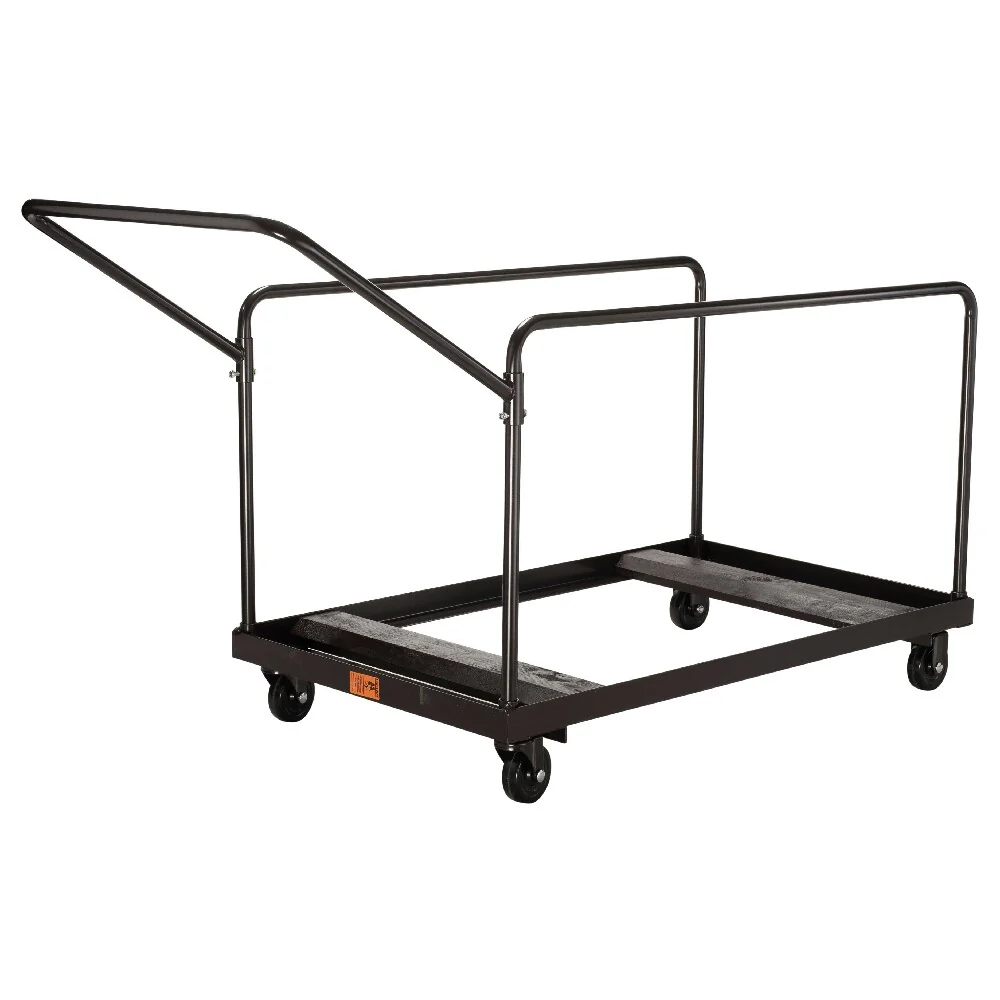 National Public Seating DY-60R 28 Inch Dolly Truck Vertical Storage for Round Tables