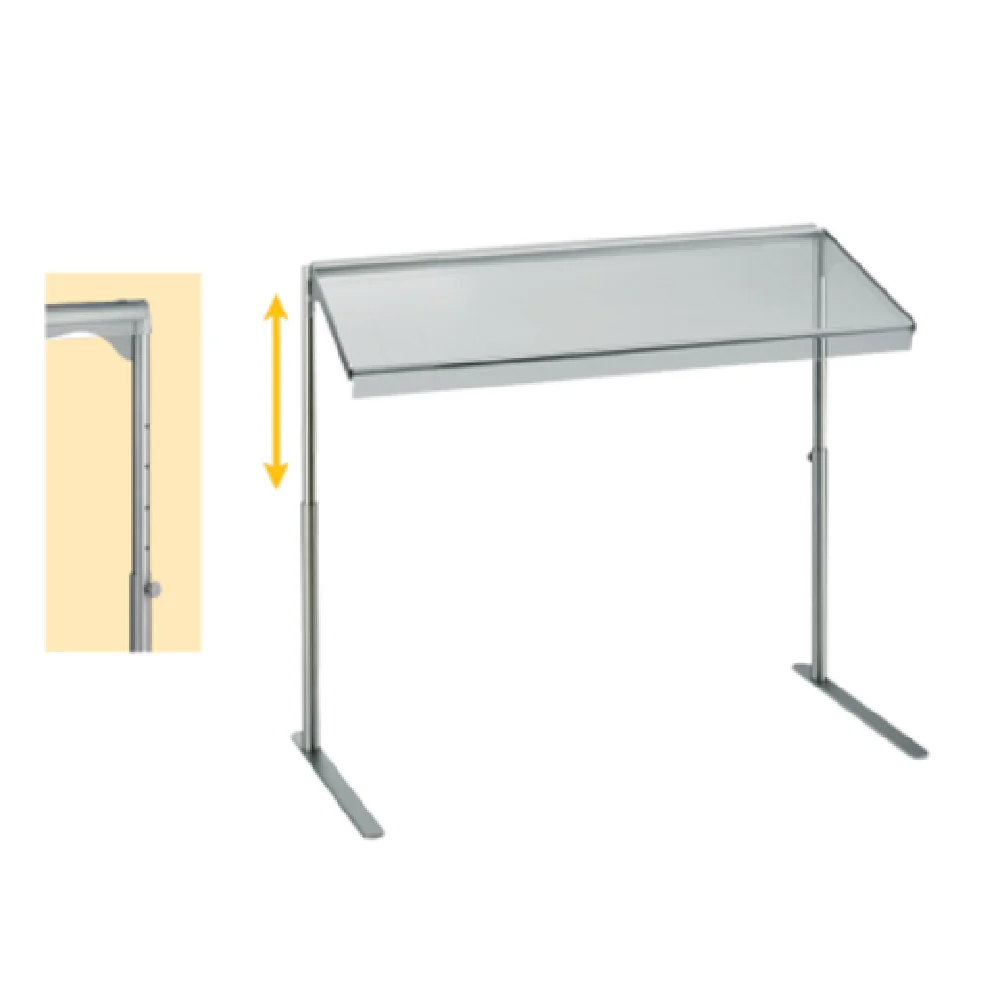 BauscherHepp 06.2444.6040 43 Inch Hygienic Cover Portable Adjustable Stainless Steel and Plastic