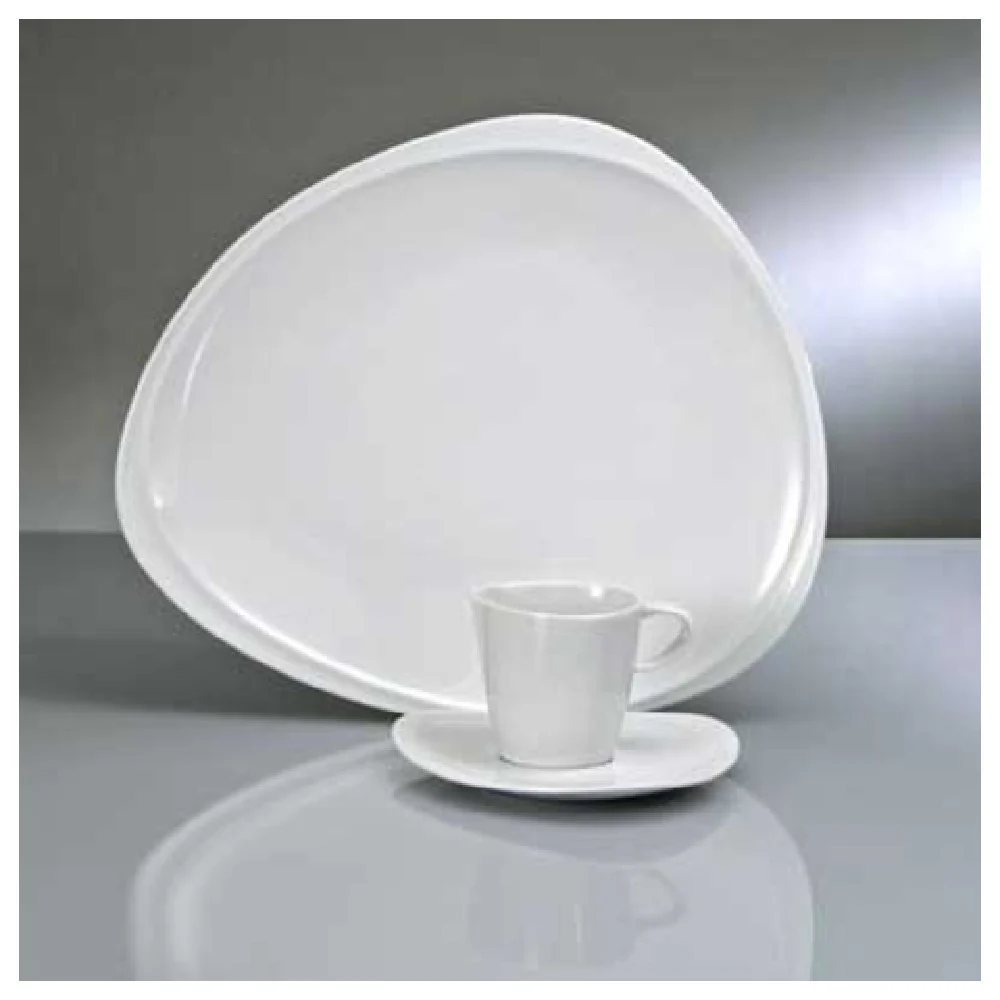 1880 Hospitality R4700000440 16-1/4 Inch Freeform Tray Porcelain Bright White 1880 Hospitality R4700000440 16-1/4 Inch Freeform Tray Porcelain Bright White