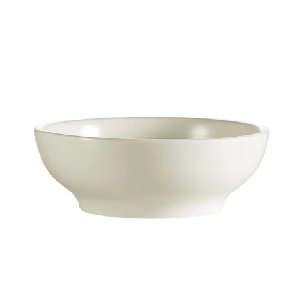 CAC China REC-65 12 Oz Ceramic Coupe Bowl Round American White - 3 Dozen Packs
