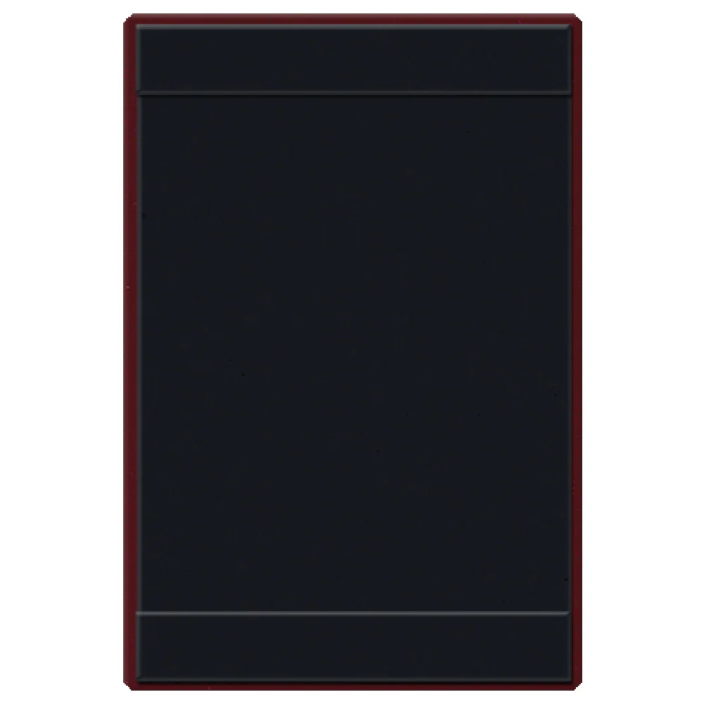 Risch OM-1P2V 5.5X8.5 Inch Single Leather-like Menu Cover Made in USA Risch OM-1P2V 5.5X8.5 Inch Single Leather-like Menu Cover Made in USA