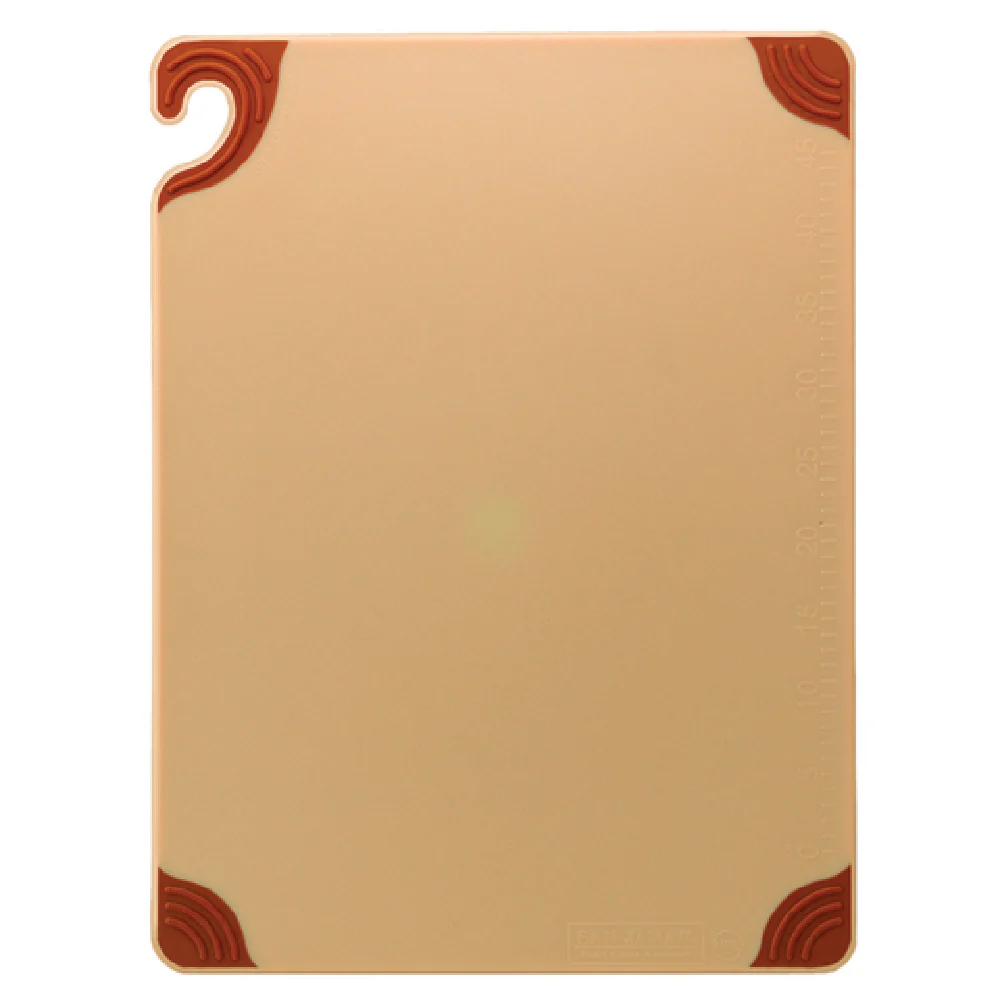 San Jamar CBG152012BR 20 Inch Saf-T-Grip Cutting Board Anti-slip Brown Co-polymer San Jamar CBG152012BR 20 Inch Saf-T-Grip Cutting Board Anti-slip Brown Co-polymer