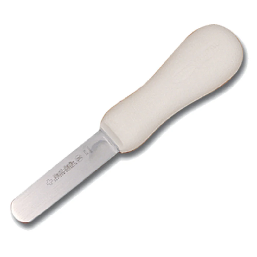 JB Prince M986 3-Inch Blade White Handle Clam Knife Stainless Steel