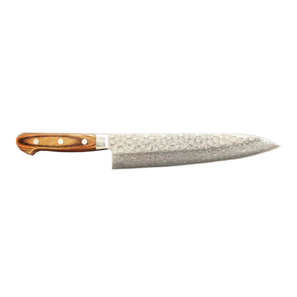 JB Prince Z535 9.5 Inch Sharp Edge Knife Stainless Steel Brown Handle JB Prince Z535 9.5 Inch Sharp Edge Knife Stainless Steel Brown Handle
