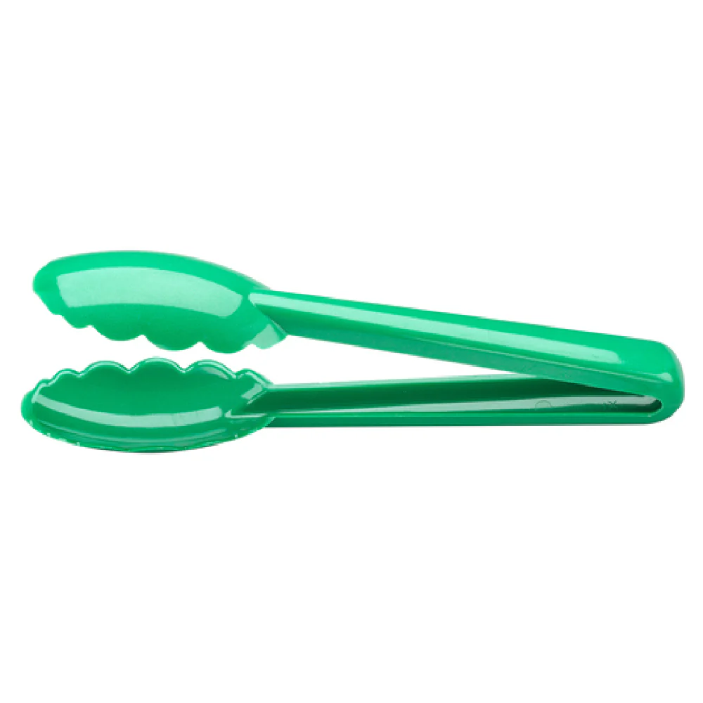 Mercer Culinary M35100GR 9-1/2 Inch Utility Tongs Green Impact Resistant Nylon Mercer Culinary M35100GR 9-1/2 Inch Utility Tongs Green Impact Resistant Nylon