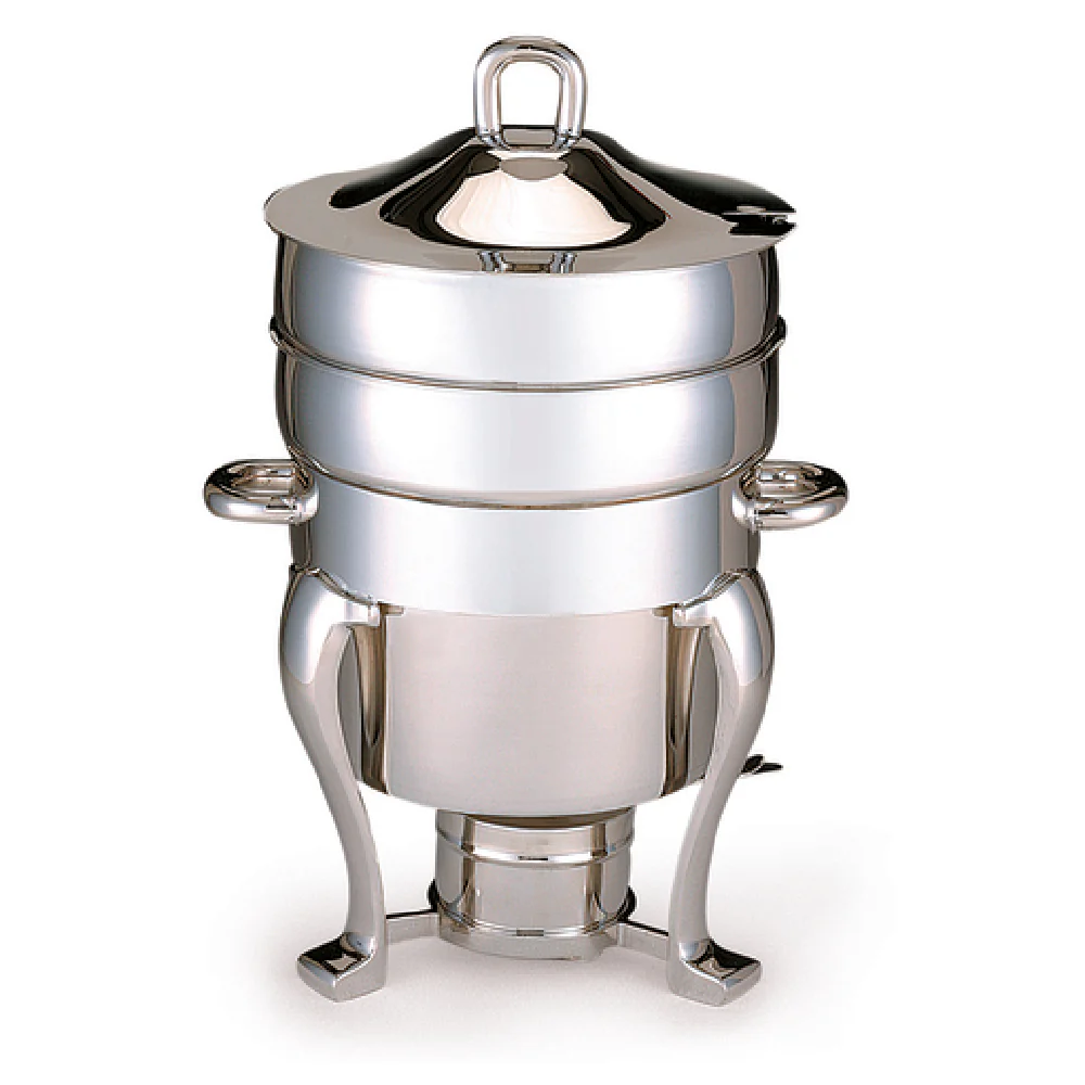 Steelite DW06SDHSS 11 Inch Petite Marmite Hinged with 1.5 Gallon Capacity Stainless Steel Steelite DW06SDHSS 11 Inch Petite Marmite Hinged with 1.5 Gallon Capacity Stainless Steel